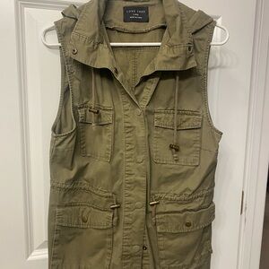 Love Tree Olive Green Utility Vest